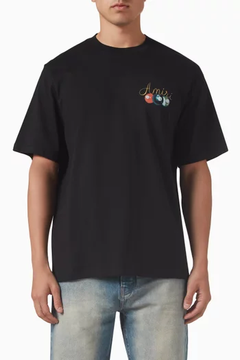 Pool Cue T-shirt in Cotton