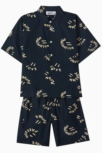 Richie Smile Shirt in Organic Cotton