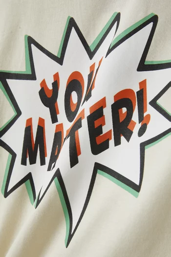 Graphic Print T-Shirt in Cotton