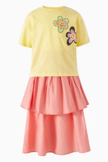 Graphic Print T-Shirt in Cotton