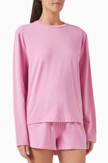Long-sleeve T-shirt in Modal