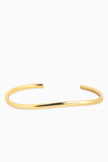Infinite Cuff in 18kt Gold-plated Sterling Silver