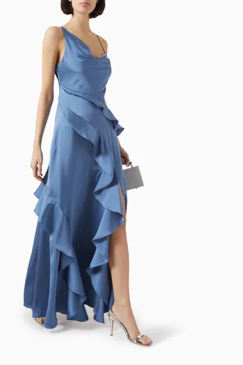 Sara Charm Gown in Satin