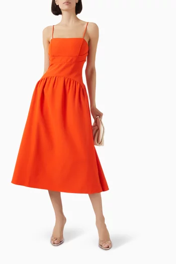 Oliver Midi Dress in Cady