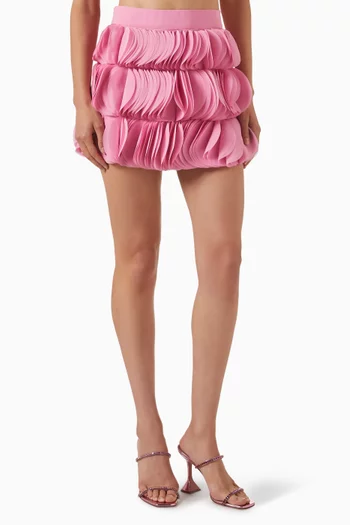 Jazzlyn Appliqué Fringe Skirt