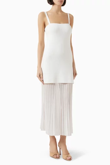 Vienna Maxi Dress in Mixed Knit