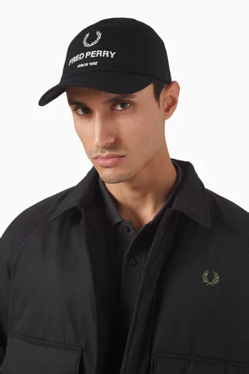 Logo-embroidered Cap in Cotton-canvas