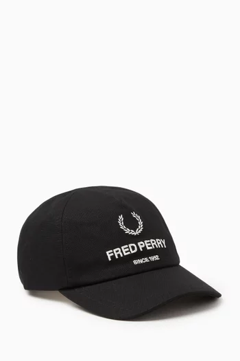 Logo-embroidered Cap in Cotton-canvas