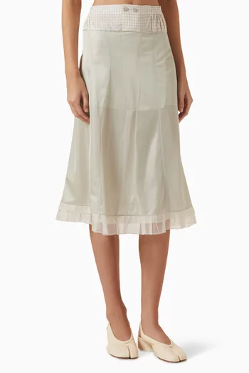 Anonymity of the Lining Midi Skirt