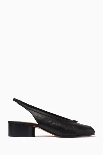 Tabi Ballerina 30 Slingback Pumps in Nappa Leather