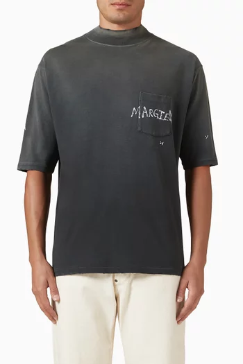 Paint-splatter T-shirt in Cotton