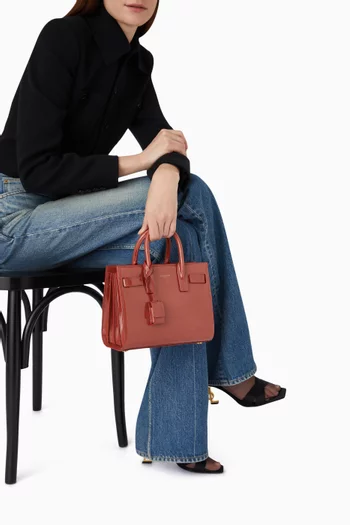 Sac de Jour Nano in Patent Lambskin