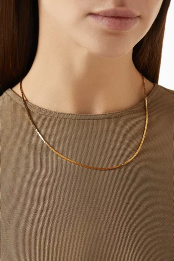Cobra-chain Necklace in Metal