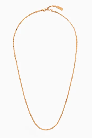 Cobra-chain Necklace in Metal