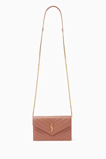 Cassandre Envelope Chain Wallet in Lambskin