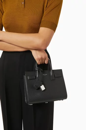 حقيبة ساك دو جور نانو بيد علوية جلد بارز الملمس