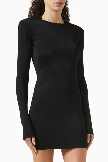 Mini Dress in Viscose-knit