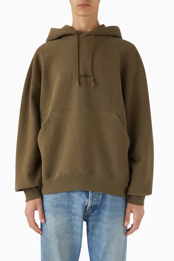 Saint Laurent Hoodie in Cotton Fleece