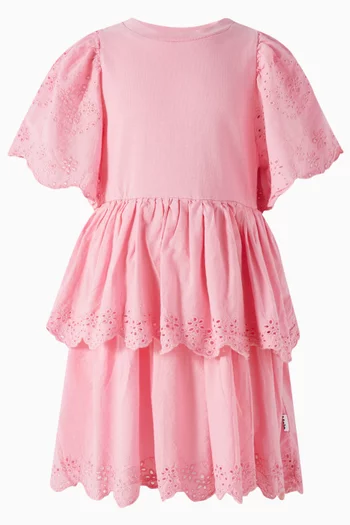 فستان سيليا بتطريزات إنجليزية قطن عضوي