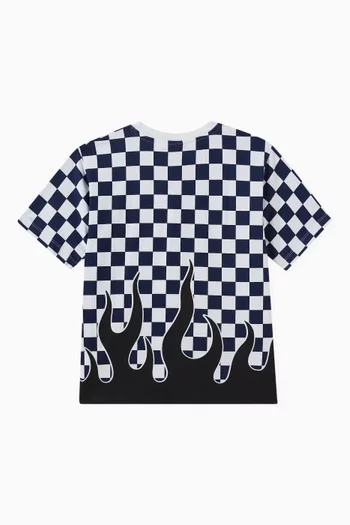 Graphic Print T-Shirt in Cotton