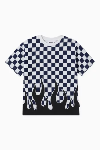 Graphic Print T-Shirt in Cotton