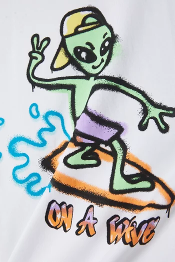 Riley UFO Surfer T-shirt in Organic Cotton