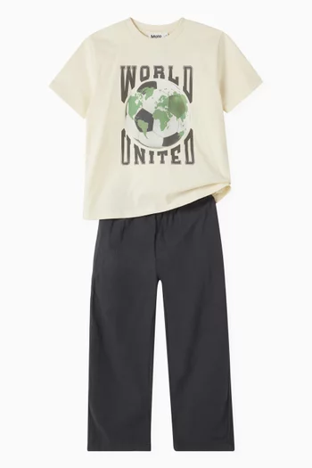 Aster Straight-leg Pants in Organic Cotton-twill