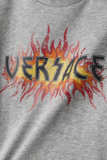 Graphic Print T-Shirt in Cotton