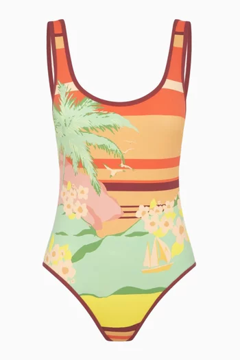 Palm Island One-piece Swimsuit