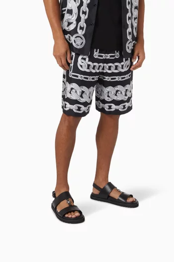 Medusa Sandals in Leather