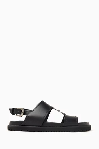 Medusa Sandals in Leather