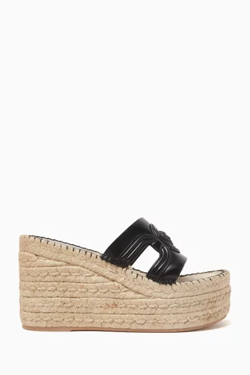 Medusa 110 Wedge Sandals in Calf Leather