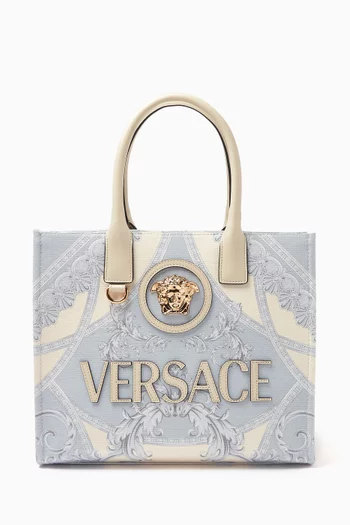 La Medusa Small Tote Bag in Canvas