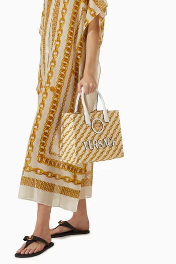 La Medusa Small Tote Bag in Canvas