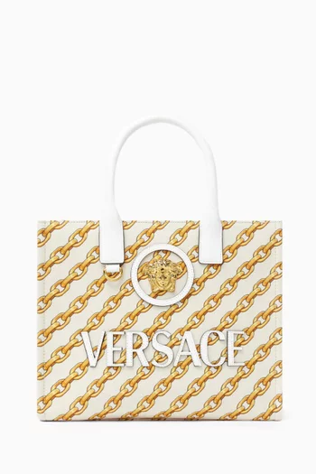 La Medusa Small Tote Bag in Canvas