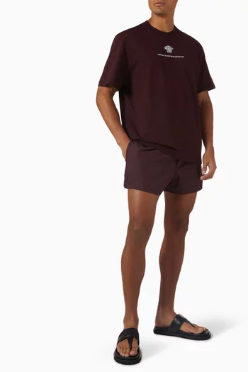 Greca Swim Shorts in Nylon