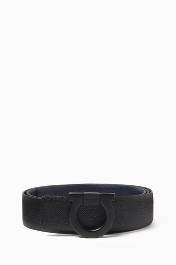 Gancini Belt in Leather