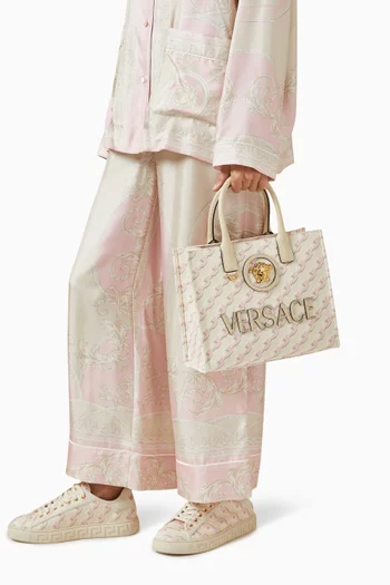 La Medusa Small Tote Bag in Canvas