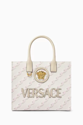La Medusa Small Tote Bag in Canvas