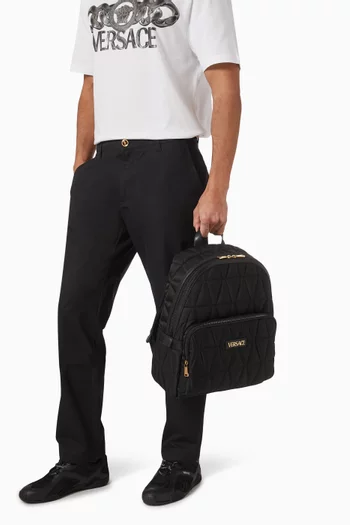 Quilted Backpack in Nylon