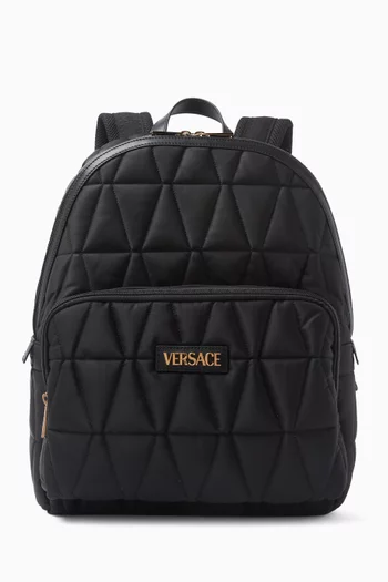 Quilted Backpack in Nylon