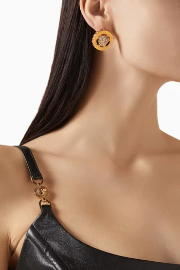 Crystal Medusa '95 Stud Earrings