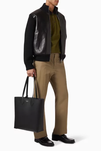 Reversible Tote Bag in Leather