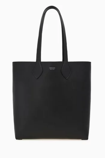 Reversible Tote Bag in Leather
