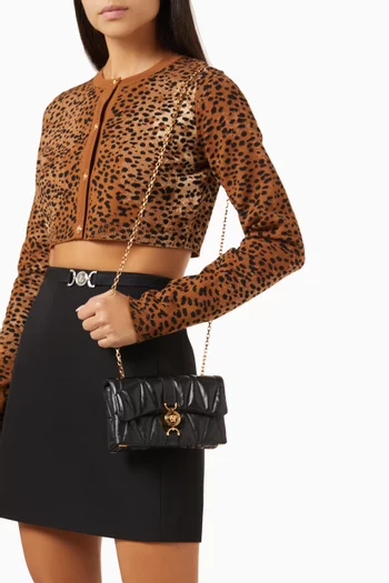 حقيبة كليو ميني بتصميم مبطن جلد نابا