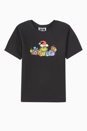 Grinch Presents T-shirt in Cotton