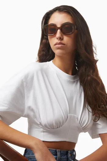 The Cinnamon Sunglasses in Acetate