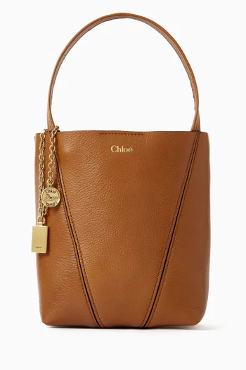 حقيبة يد سبين صغيرة جلد بارز الملمس