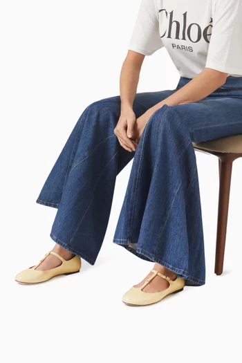 Marcie Ballerina Flats in Patent Leather