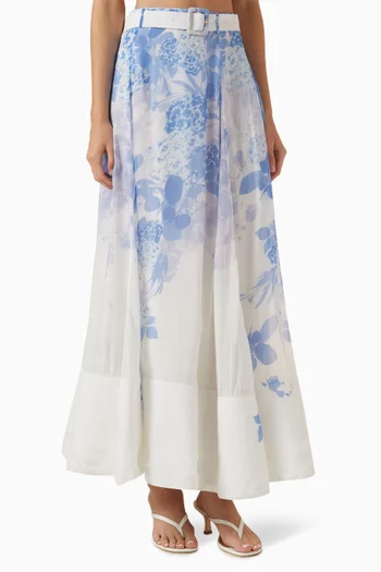 Organza Maxi Skirt in Viscose